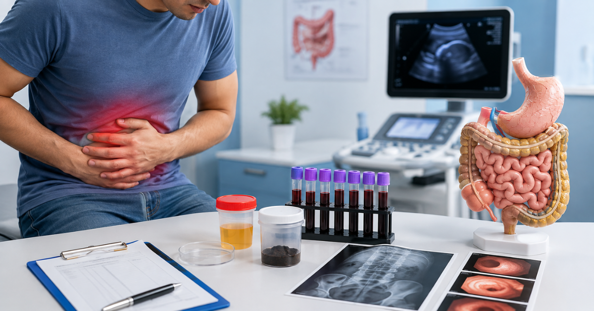 What Are The Common Tests To Investigate Persistent Stomach Pain?